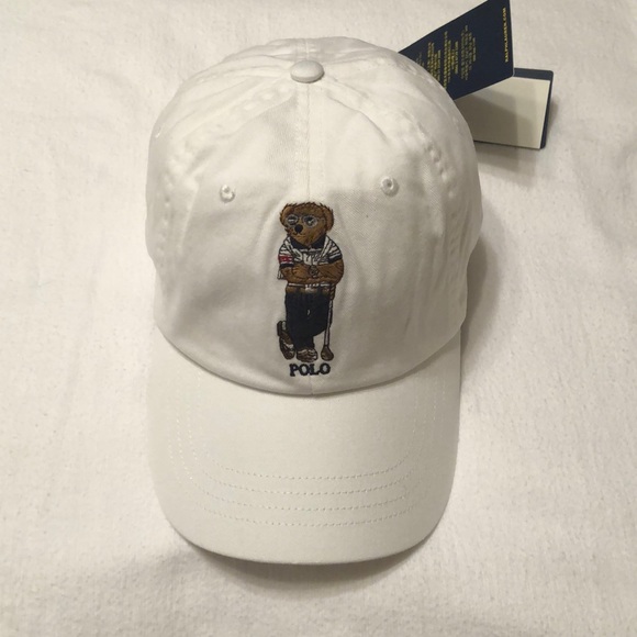 Polo Ralph Lauren Other - New! Mens Polo Golf adjustable Polo Bear hat by Ralph Lauren.